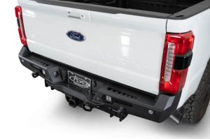 Ford Super Duty F250 Rear Bumper - Addictive Desert Designs - Bomber - Hammer Black - `23-`27 Ford Super Duty F250 Rear Bumper - Addictive Desert Designs - Bomber - Hammer Black - `23-`27
